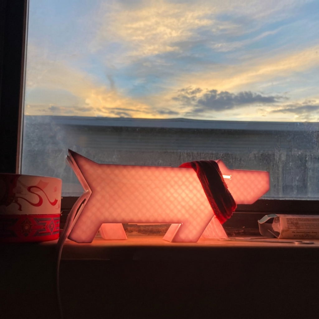 GEO Dog Lamp – Cute LED Night Light | Unique Gift for Dog Lovers