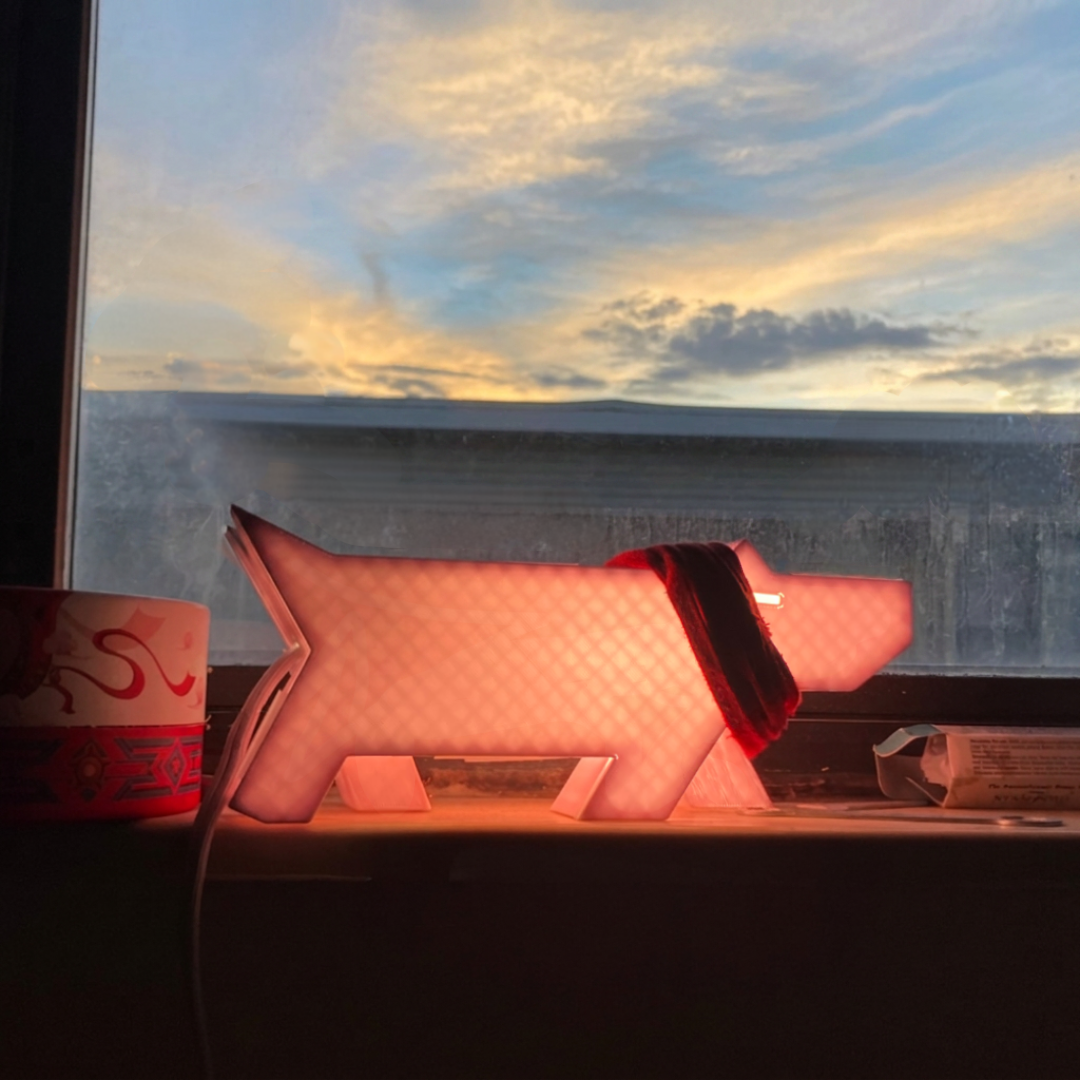 GEO Dog Lamp – Cute LED Night Light | Unique Gift for Dog Lovers